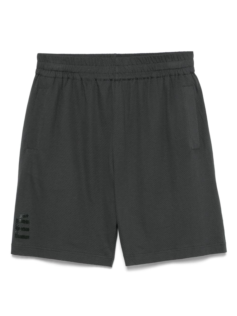 Études Studio logo-stamp shorts - Grey