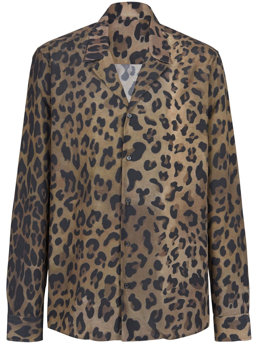 Leopard-print shirt - Brown