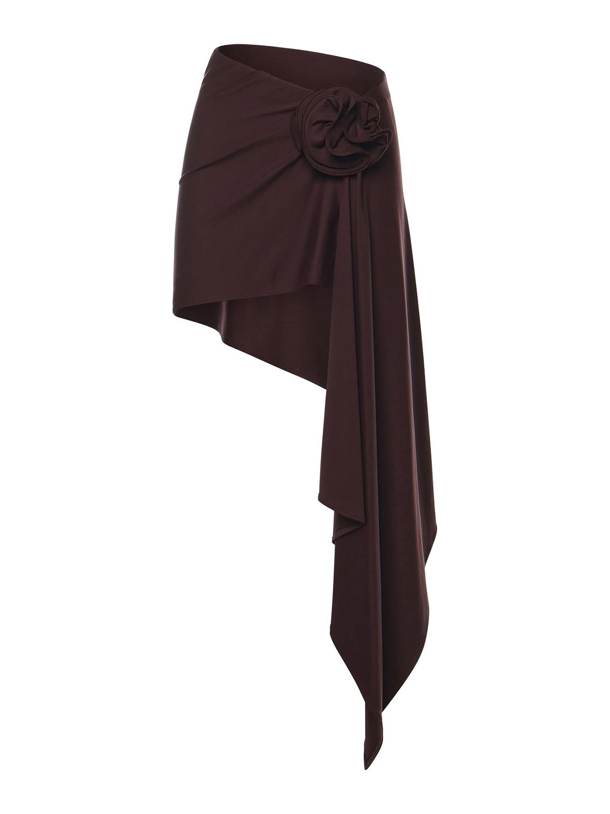 Skirt Woman color Burgundy