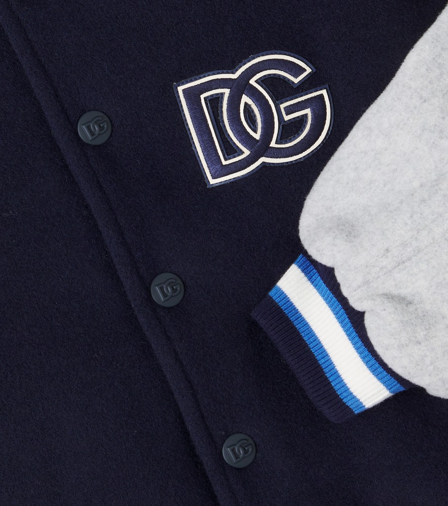 DG wool-blend varsity jacket