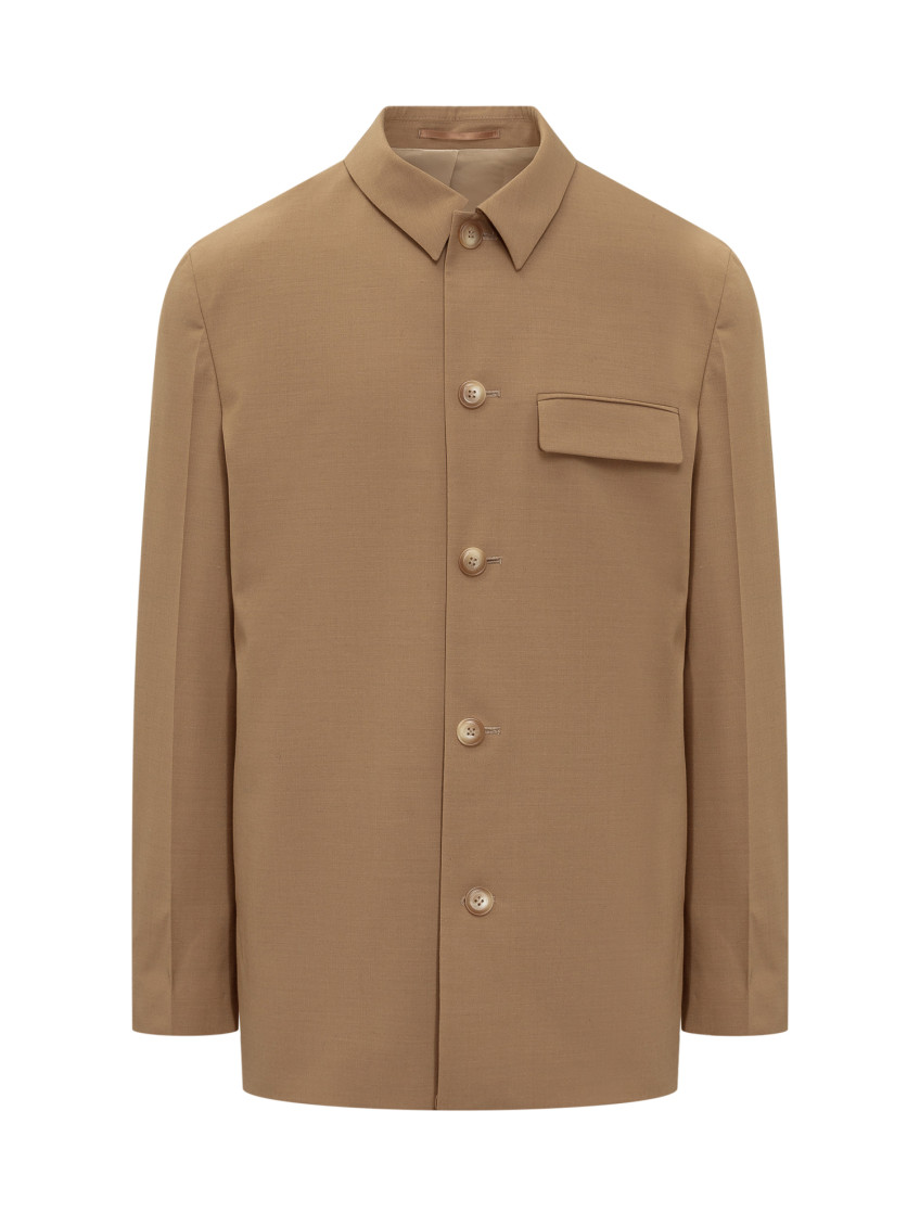 Brown Regular Solid Shirt