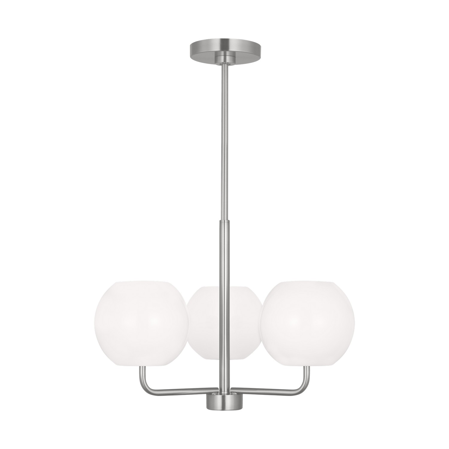 Brushed Steel Chandelier from the Rory Collection