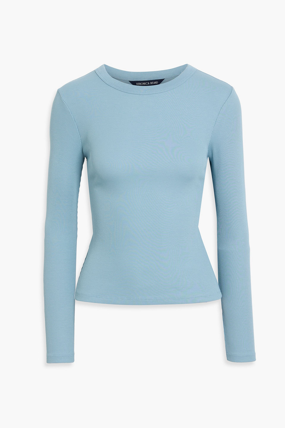 Pruitt ribbed Pima cotton-blend top - Blue - XS
