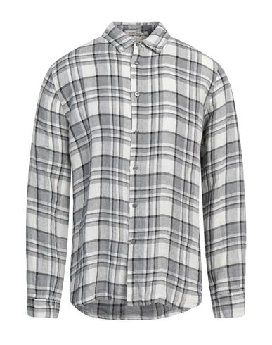 Man Shirt Grey Size M Linen