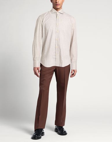 Man Shirt Beige Size 16 ½ Cotton