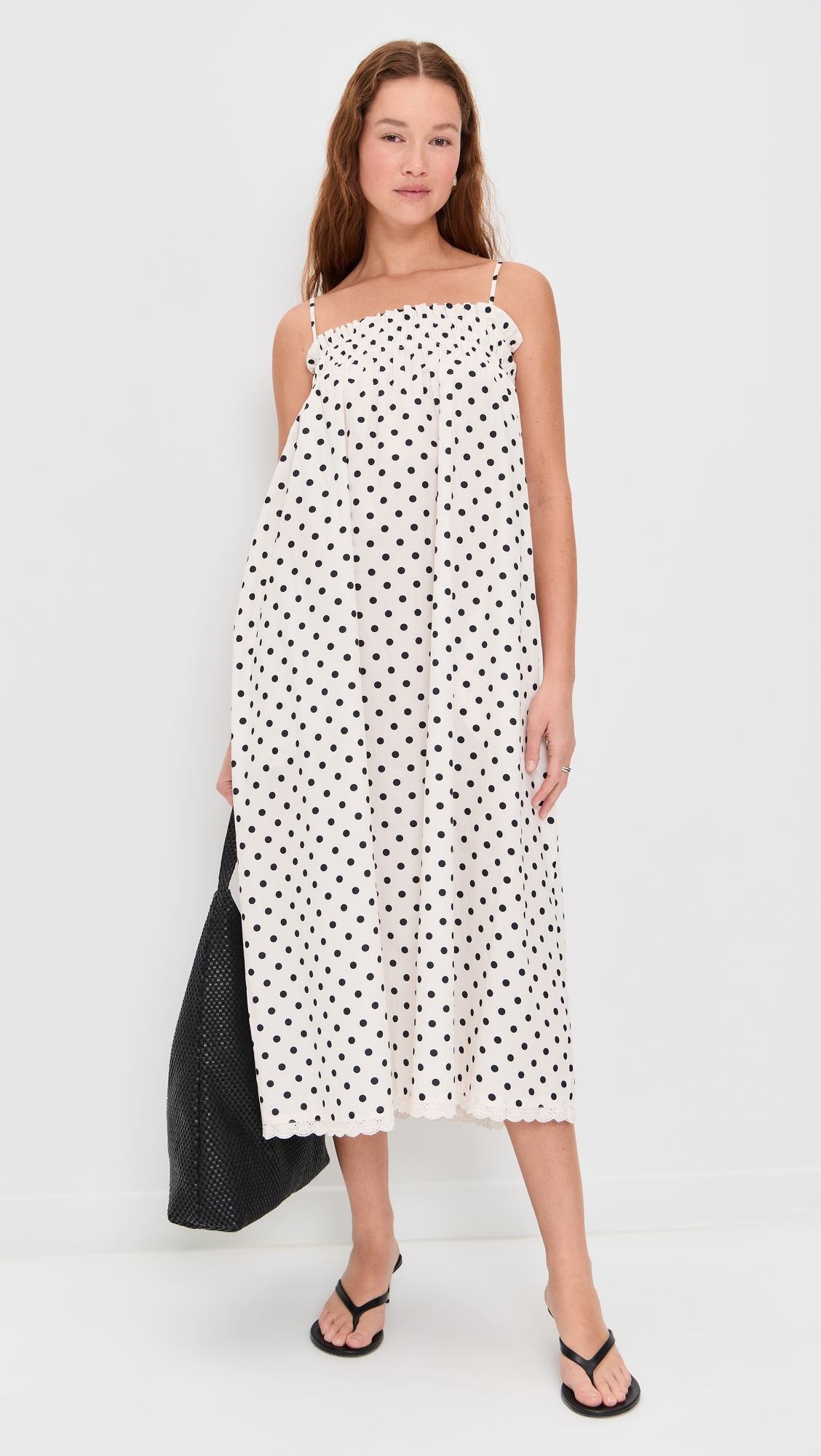 Sammy Dress Midnight Polka Dot
