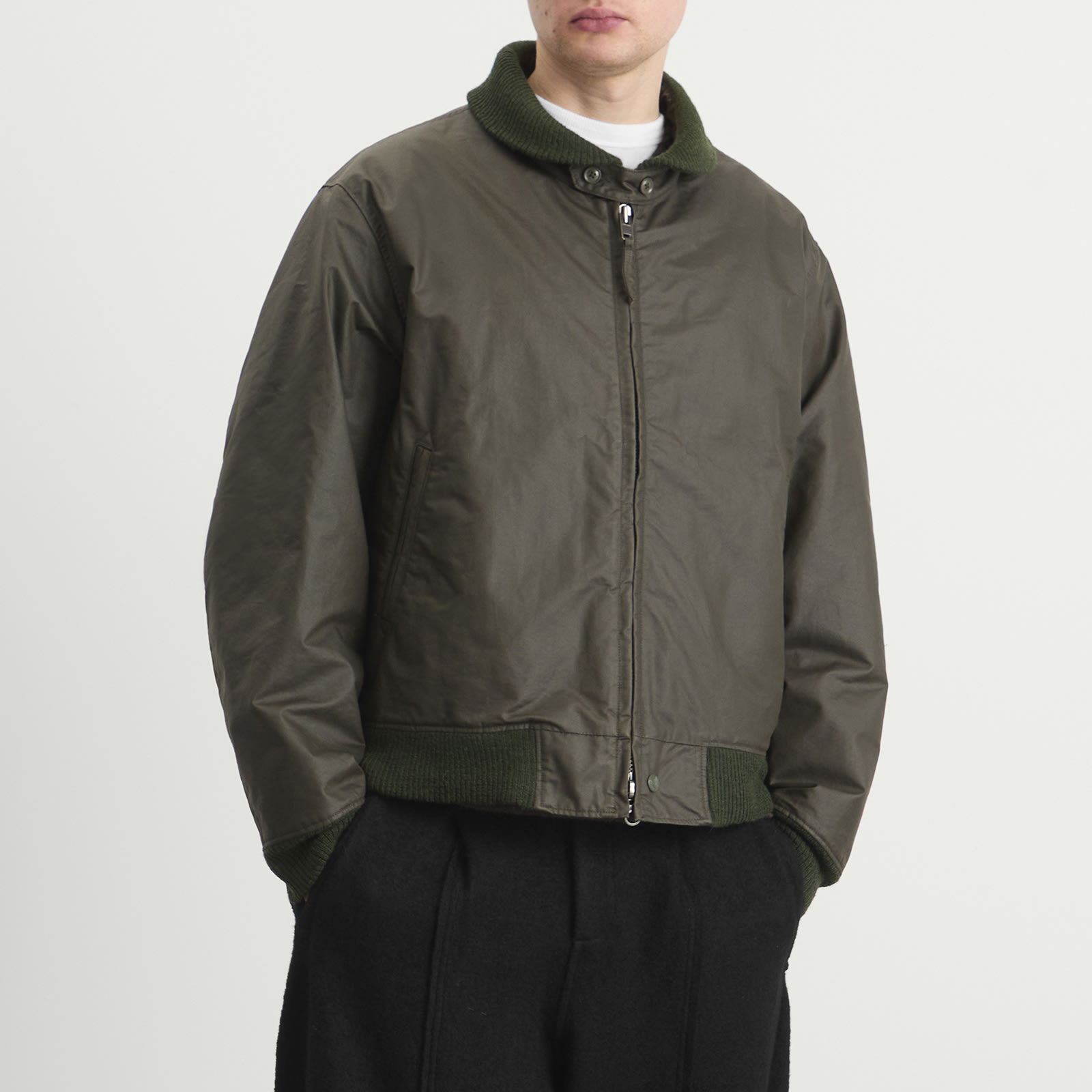 Men's Waxed Cotton LL Jacket Olive