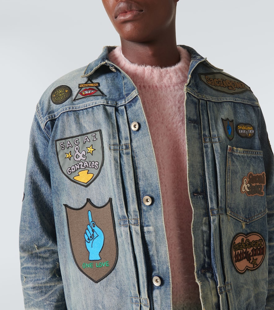 X Mark Gonzales denim jacket
