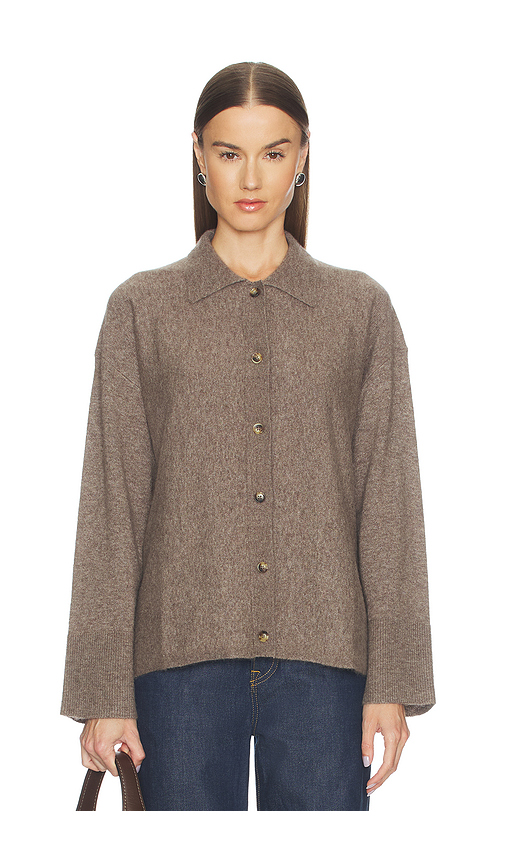 La Ligne Fluffy Jane Jacket in Brown. S. Also in