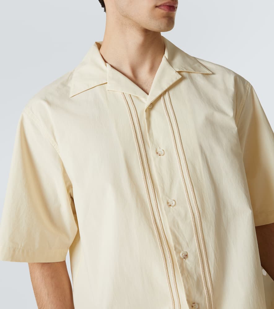 Cotton bowling shirt