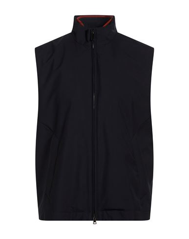 Man Vest Midnight blue Size M Virgin Wool, Silk