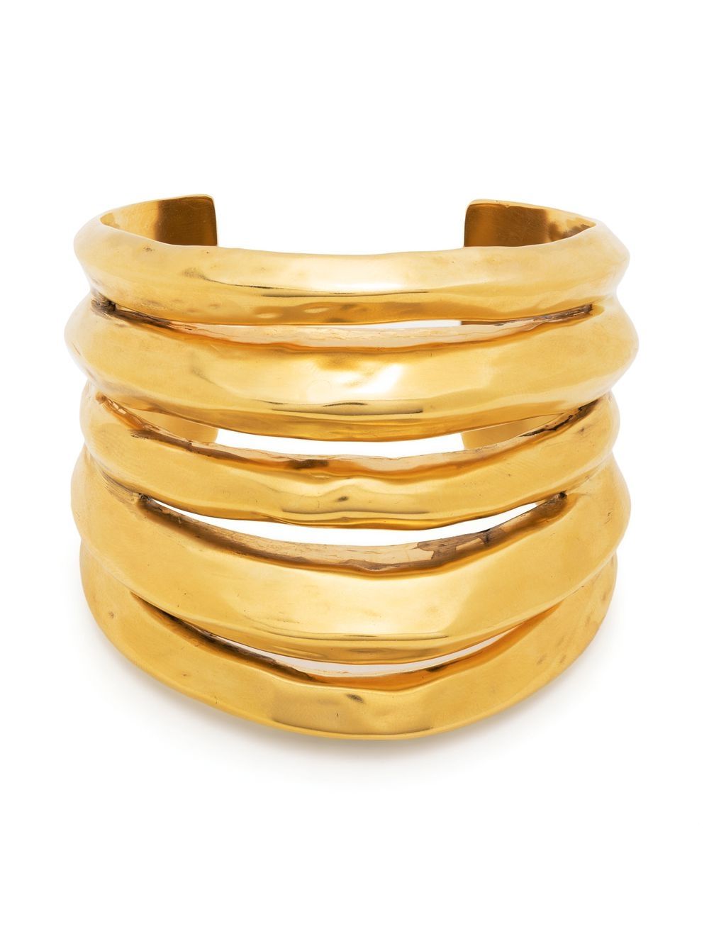 Spirale open-back cuff bracelet - Gold