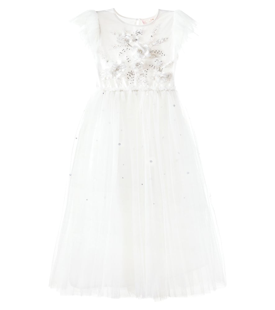 Garden Soirée embellished tulle dress