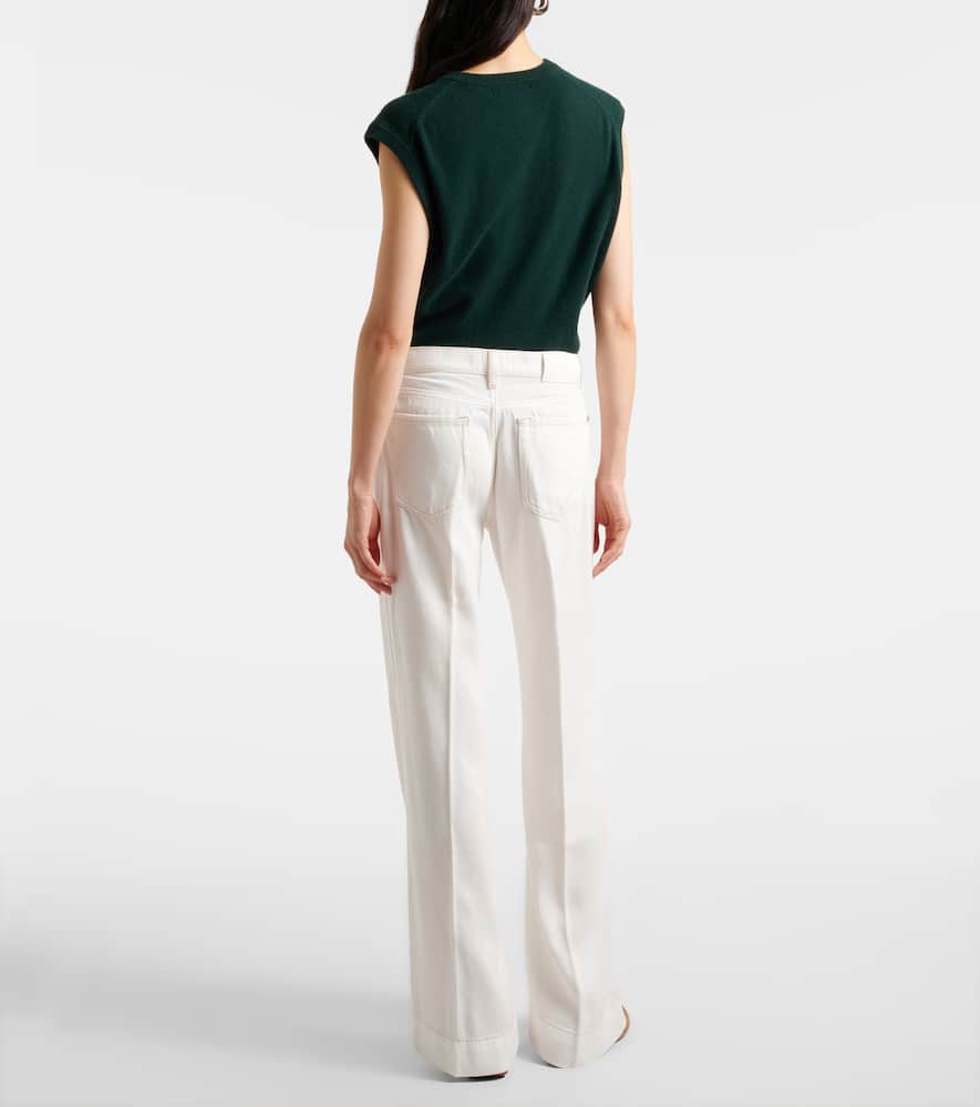 High-rise wide-leg jeans