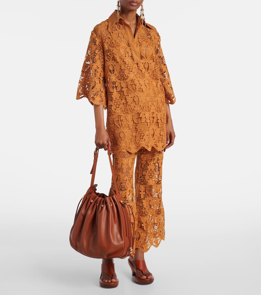 Coco scalloped lace top