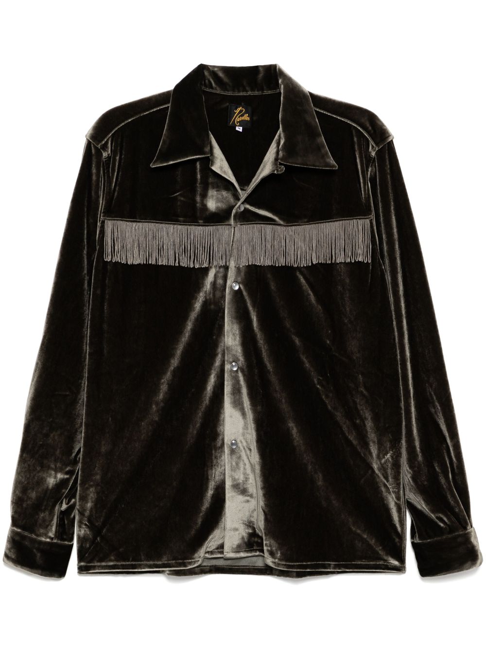 Velvet shirt - Grey