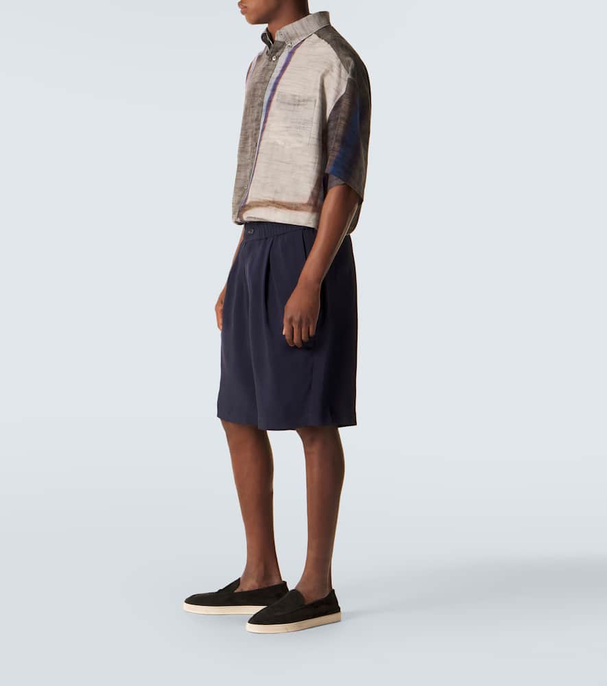 Natté Bermuda shorts
