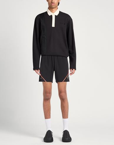 Man Shorts & Bermuda Shorts Black Size M Polyester, Elastane