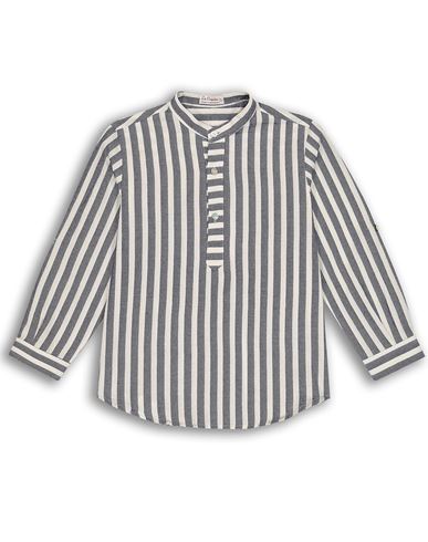 Kid Boy Shirt Navy Size 10 Organic cotton, Recycled cotton, Recycled PES