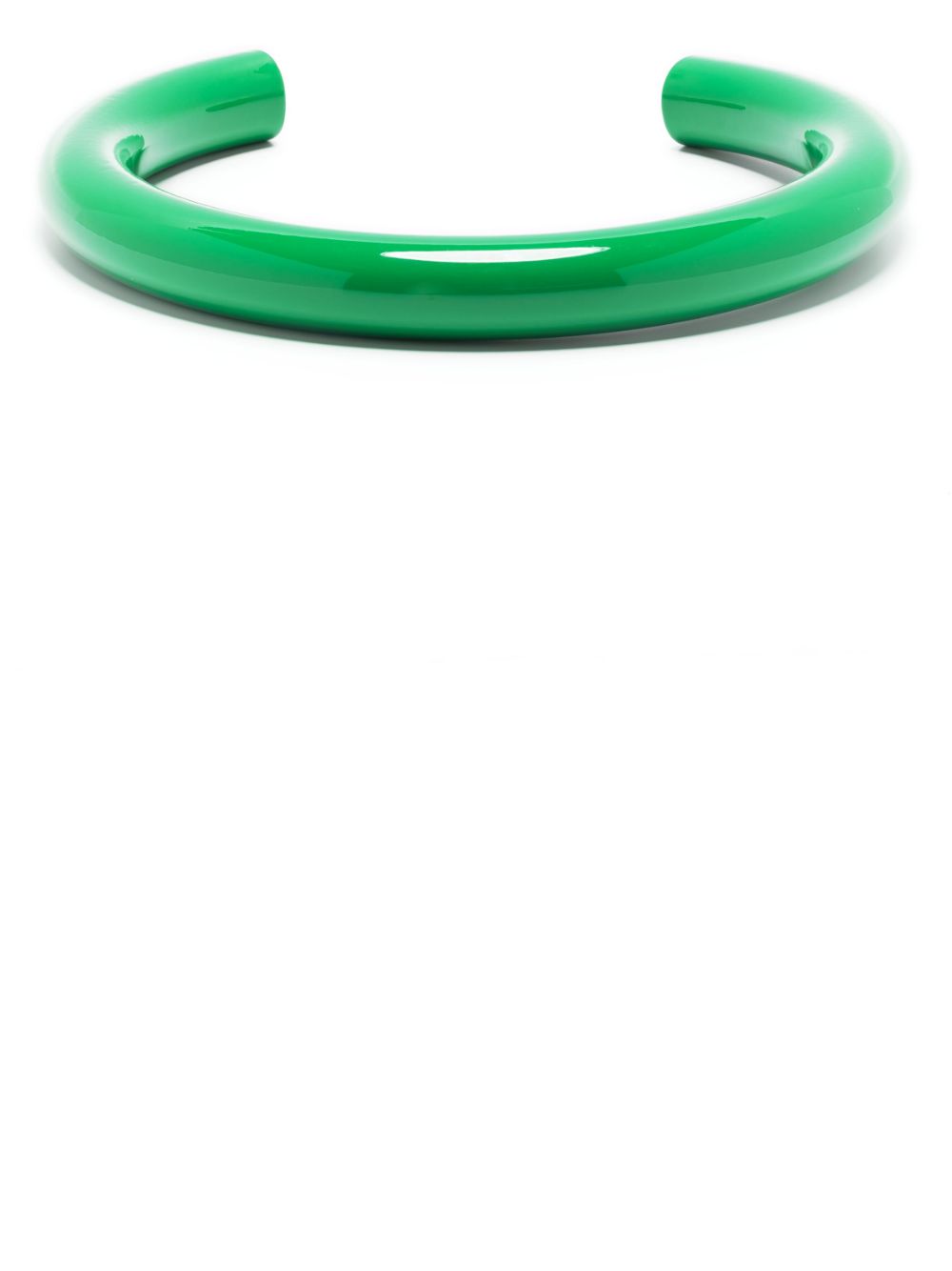 Aurum polished single-loop necklace - Green