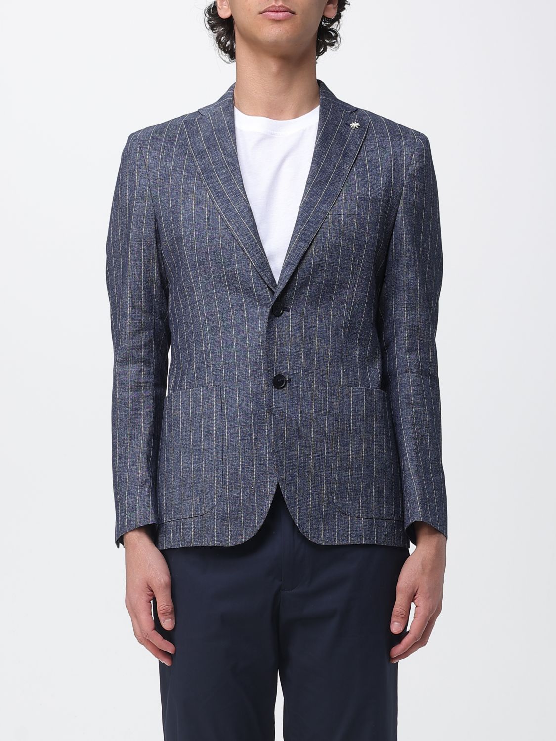 Jacket Men color Blue