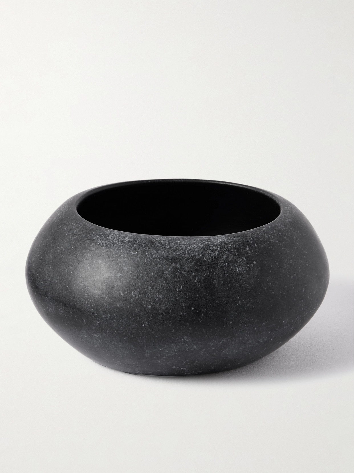 Boulder Resin Bangle - Black
