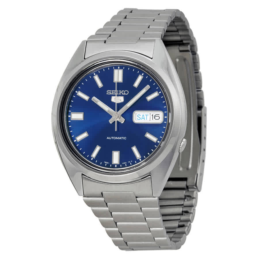 5 Automatic Blue Dial Stainless Steel Mens Watch SNXS77
