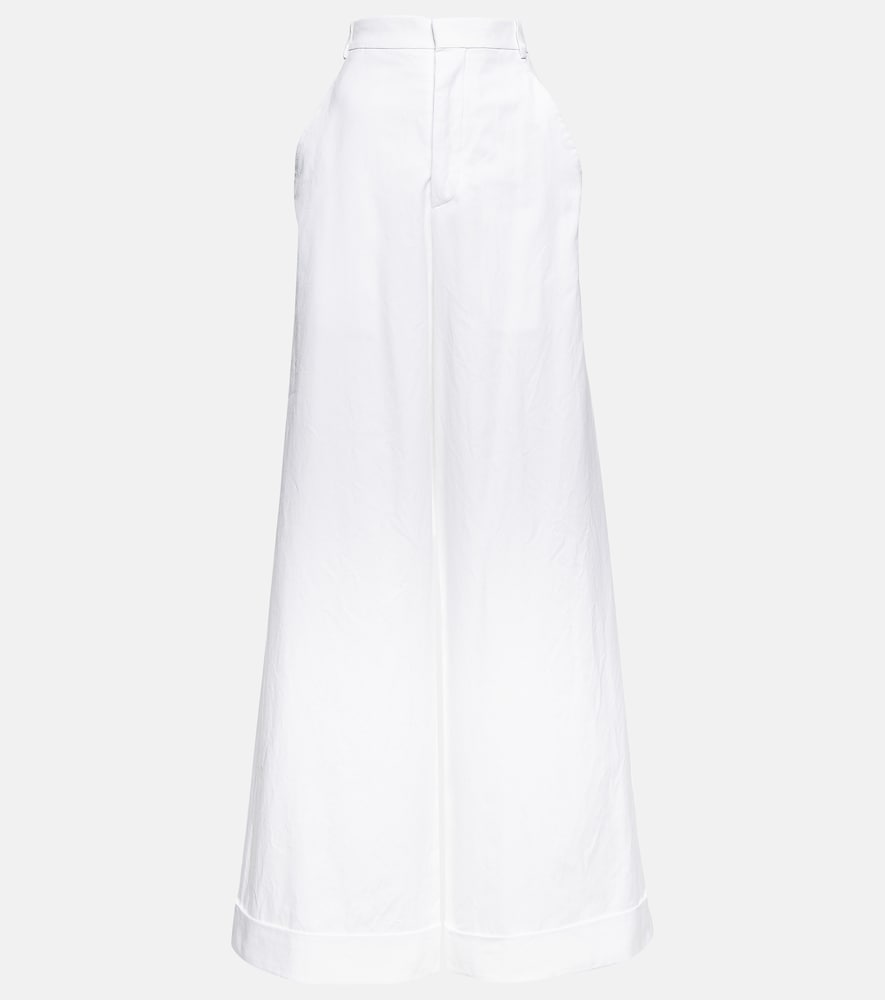 Ann Demeulemeester Dorothee wide-leg cotton canvas pants