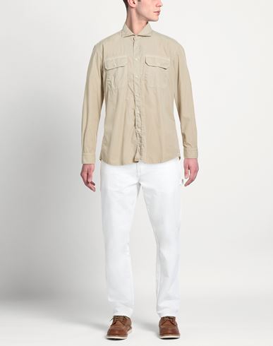 Man Shirt Beige Size 15 ½ Cotton