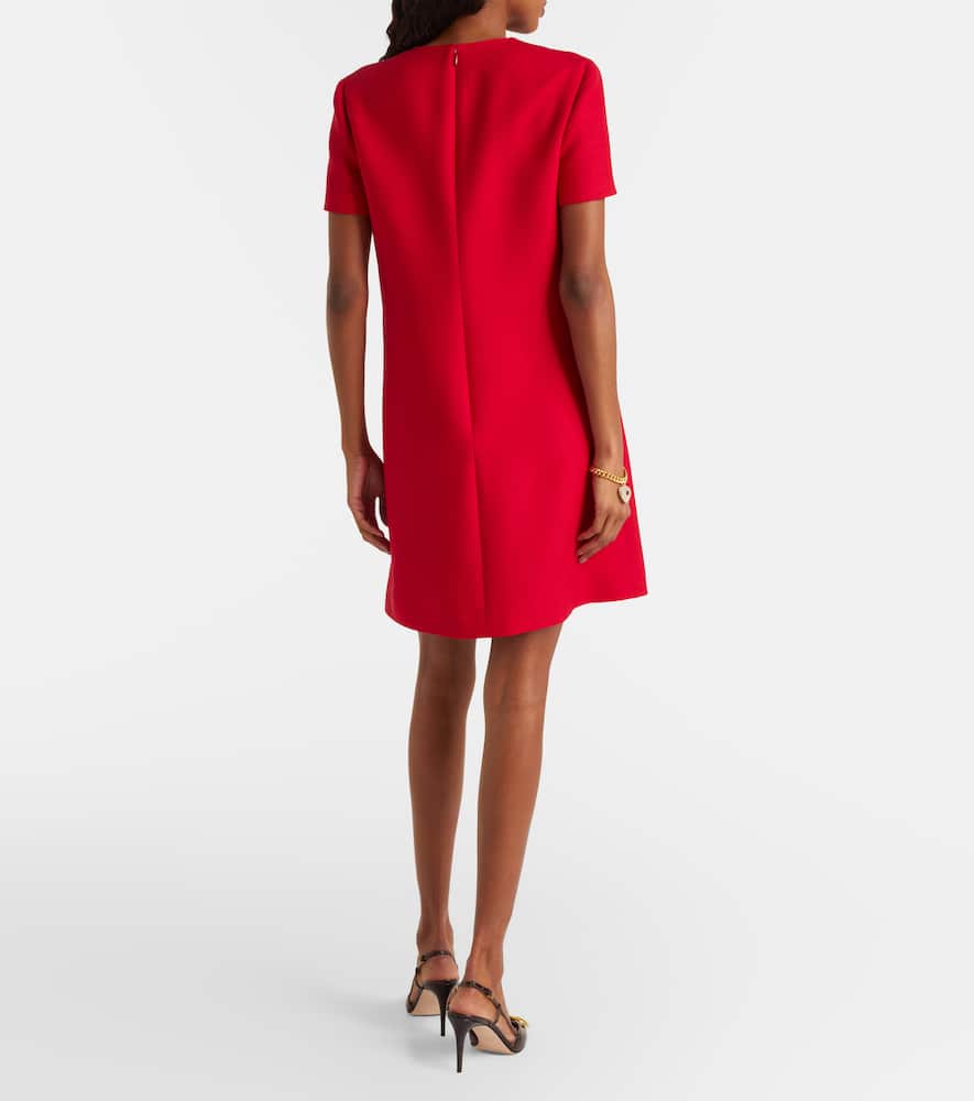 Crepe Couture VGold minidress