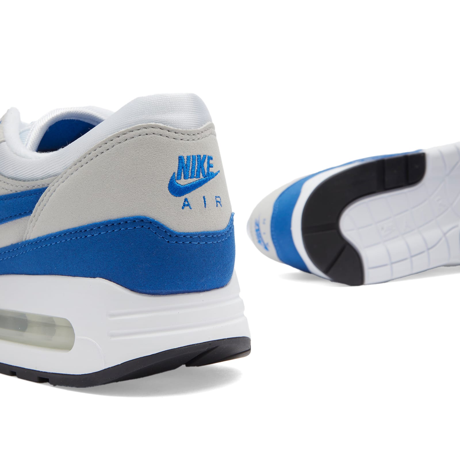Air Max 1 '86 OG Sneakers in White/Royal Blue/Black, Size UK 6.5 