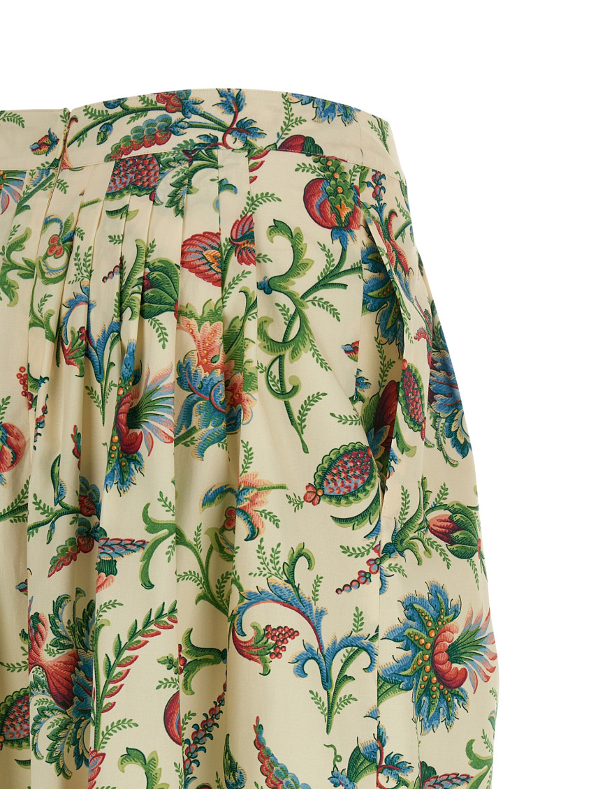 Floral Pattern Skirt
