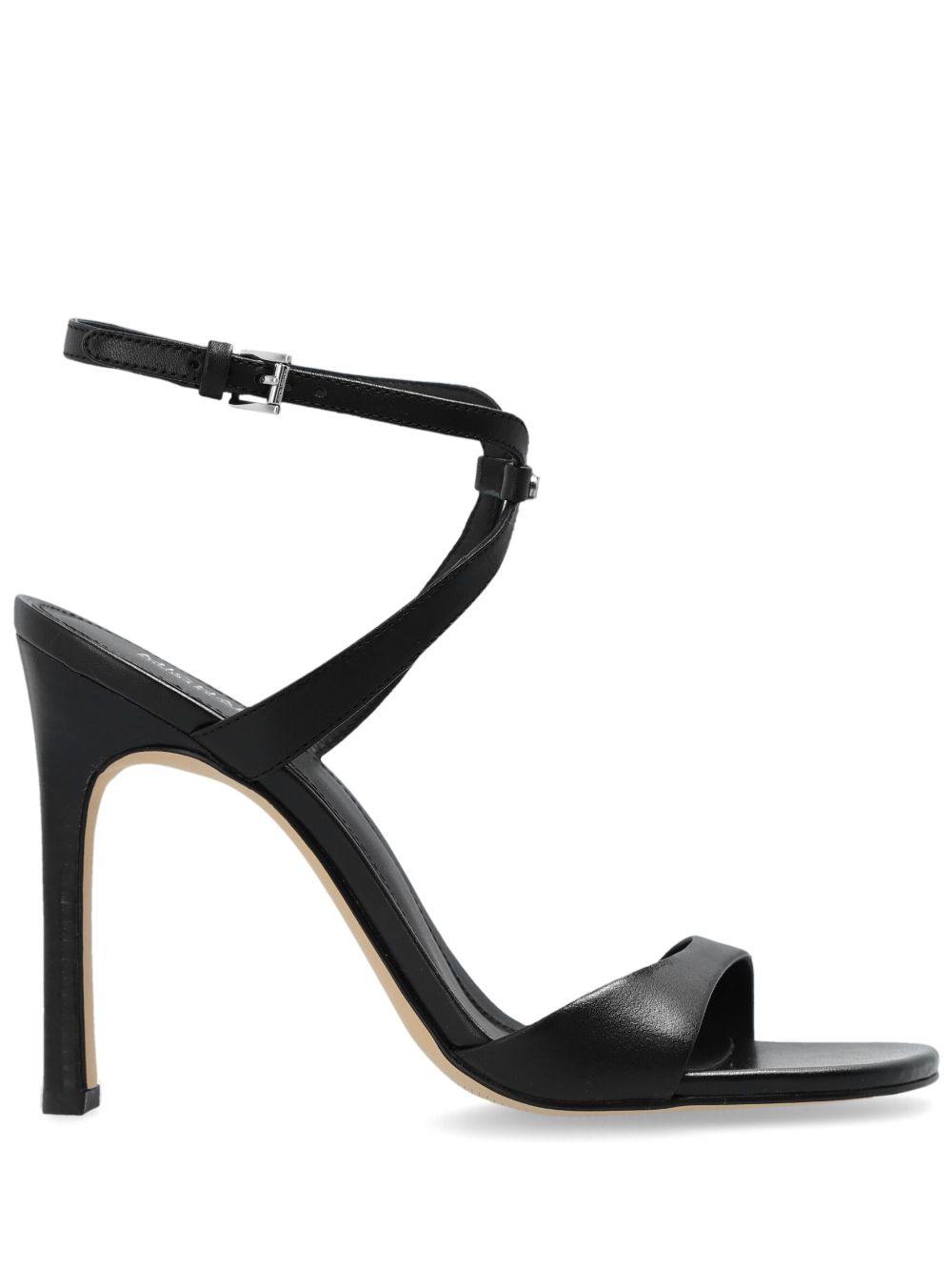 Amara 108mm leather sandals - Black