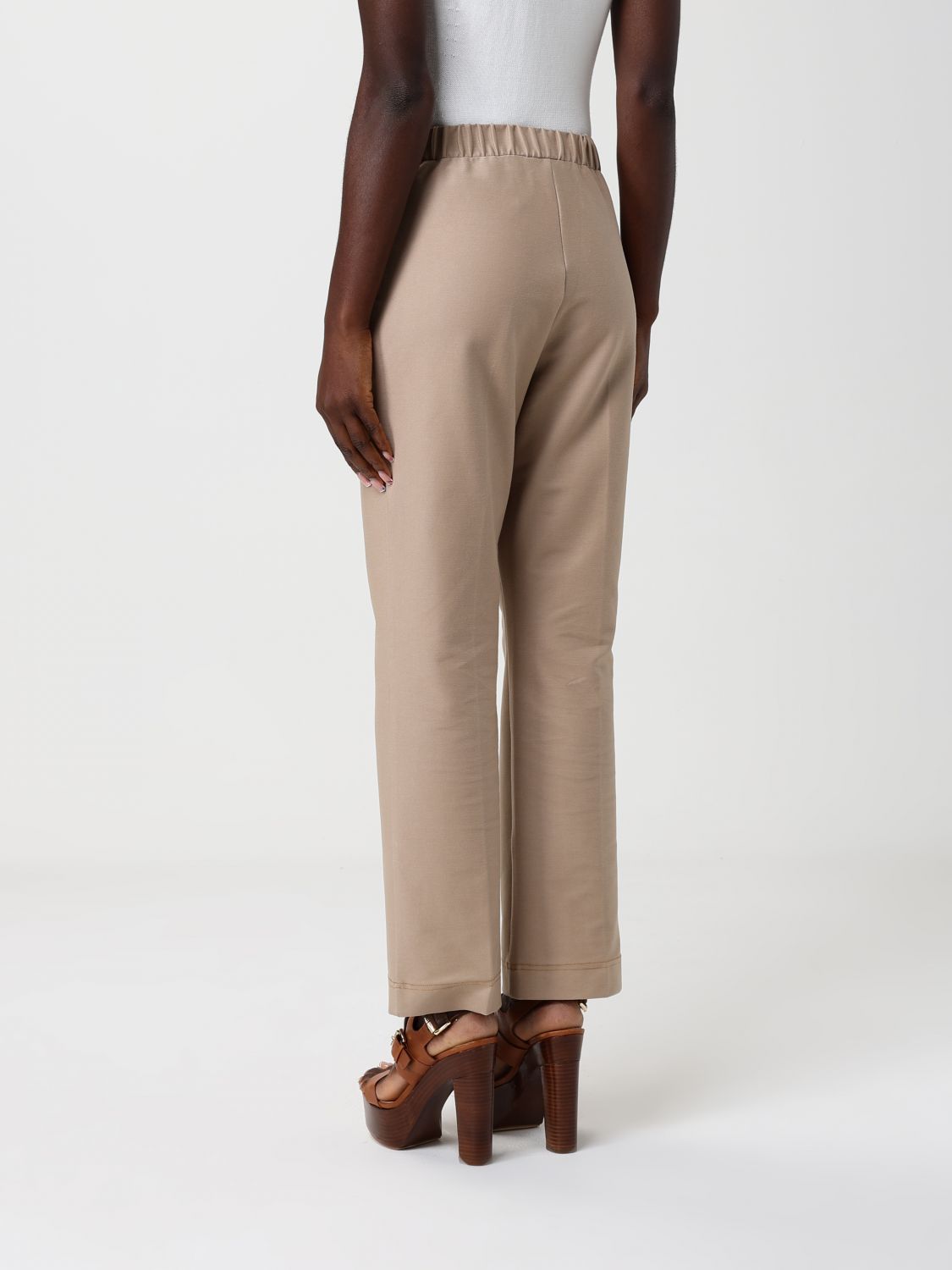 Pants Woman color Beige