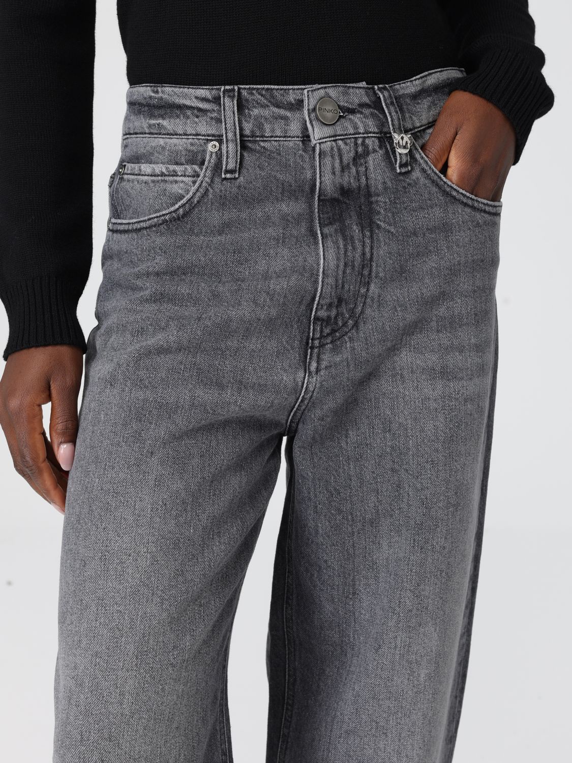 Jeans Woman color Grey