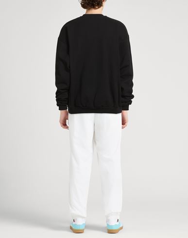 Man Sweatshirt Black Size S Cotton