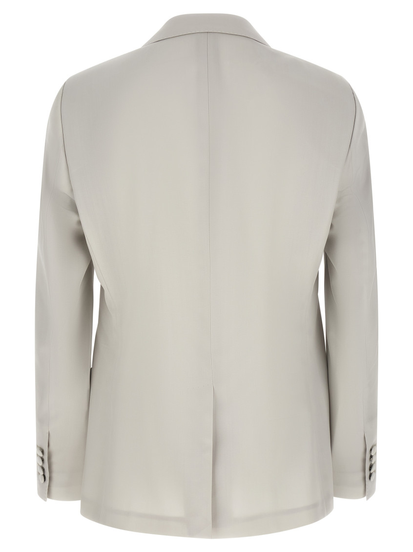 White Wool Blazer