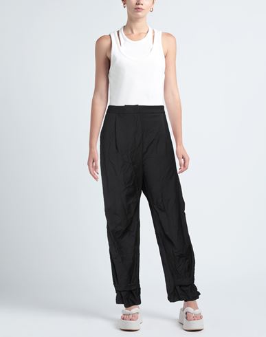 Woman Pants Black Size 8 Polyester, Wool, Elastane