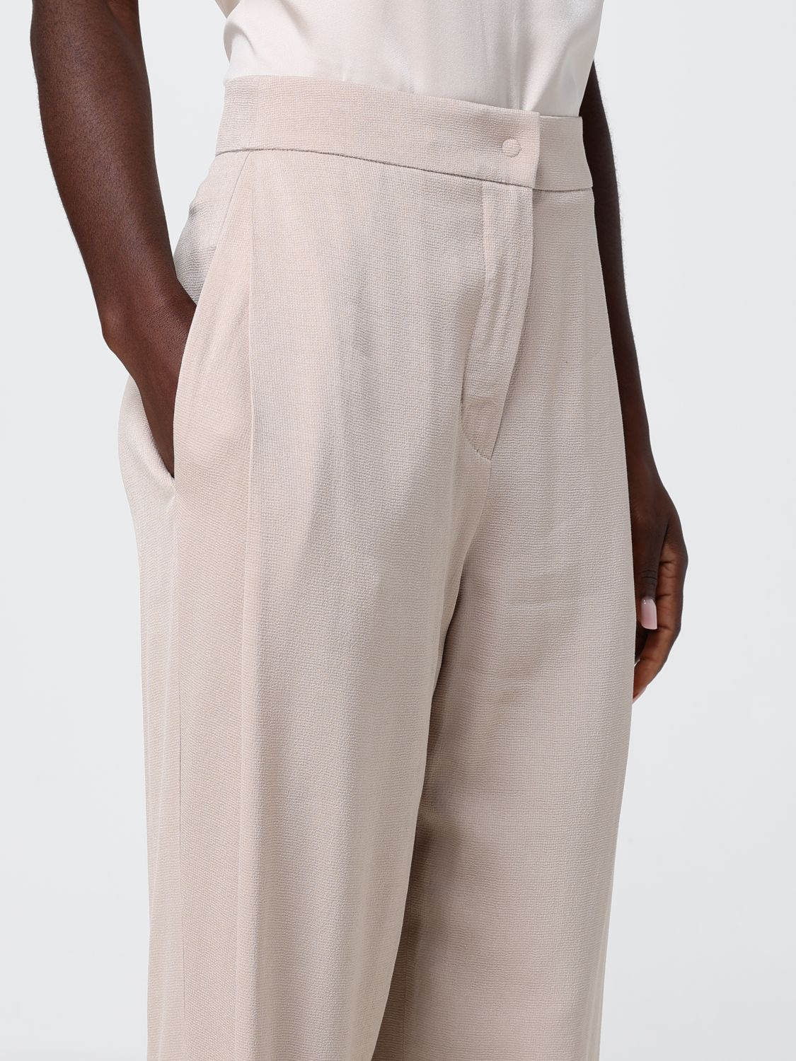 Pants Woman color Beige