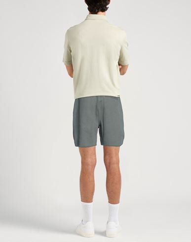 Man Shorts & Bermuda Shorts Deep teal Size L Cotton, Polyester, Elastane