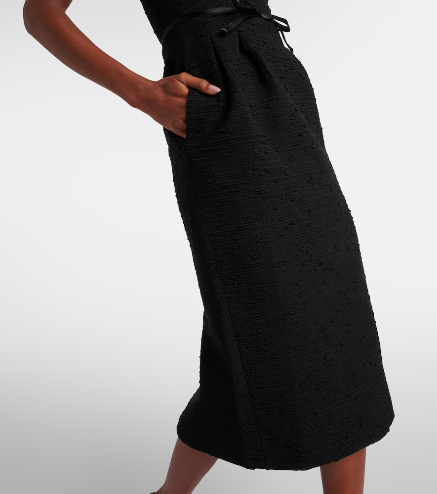 Tweed midi dress