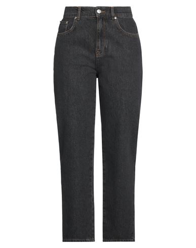 Woman Jeans Black Size 28 Cotton