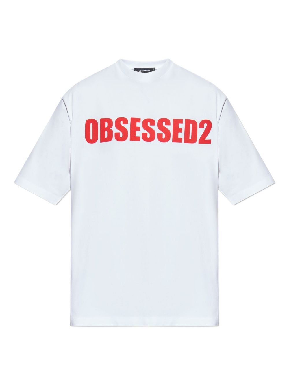 Obsessed2 graphic-print T-shirt - White