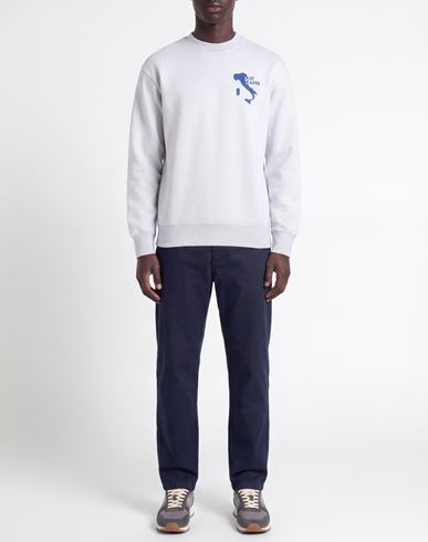 Man Sweatshirt Light grey Size S Cotton, Polyester