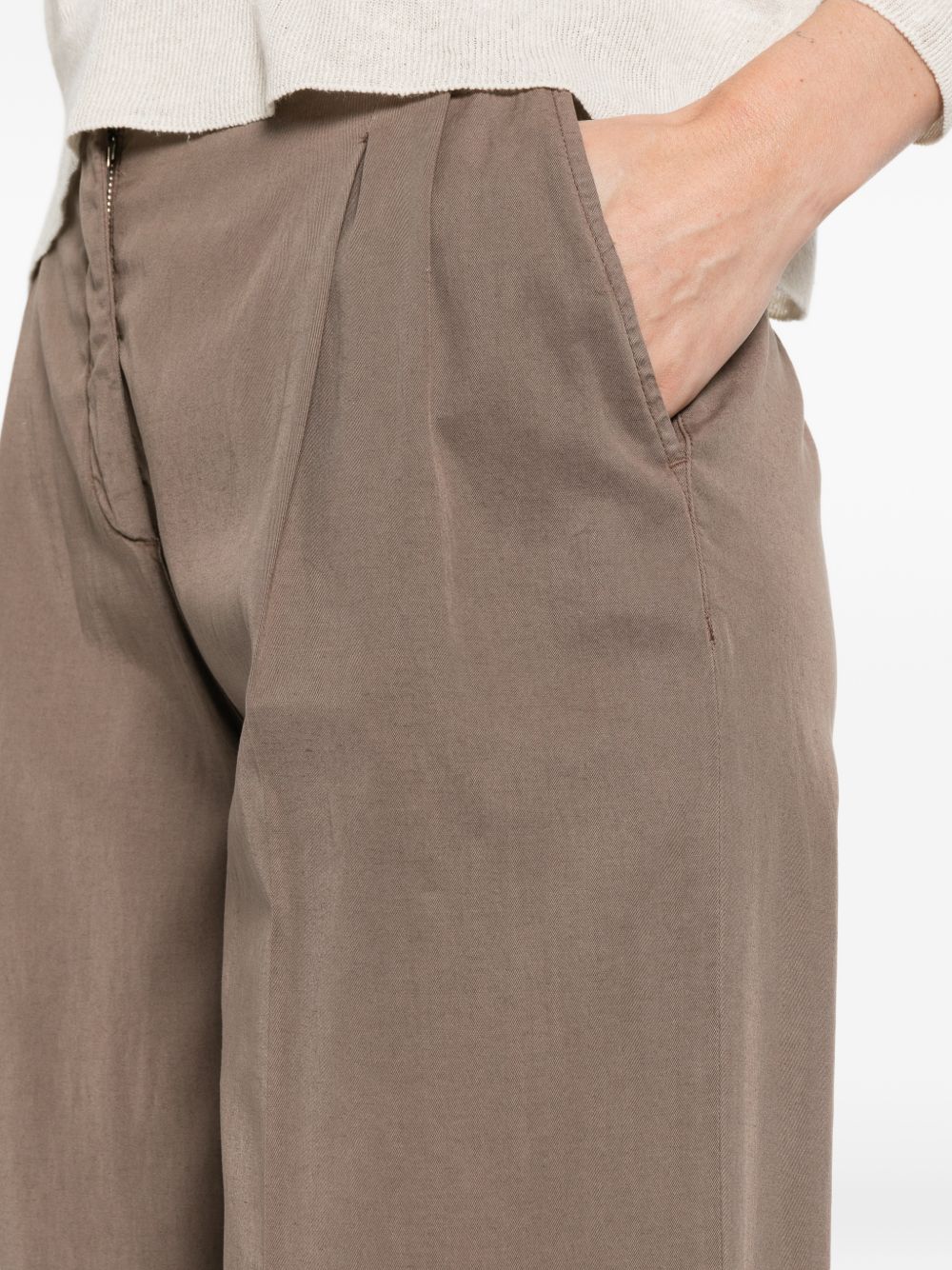 Via Masini 80 Pantalon en lin mélangé