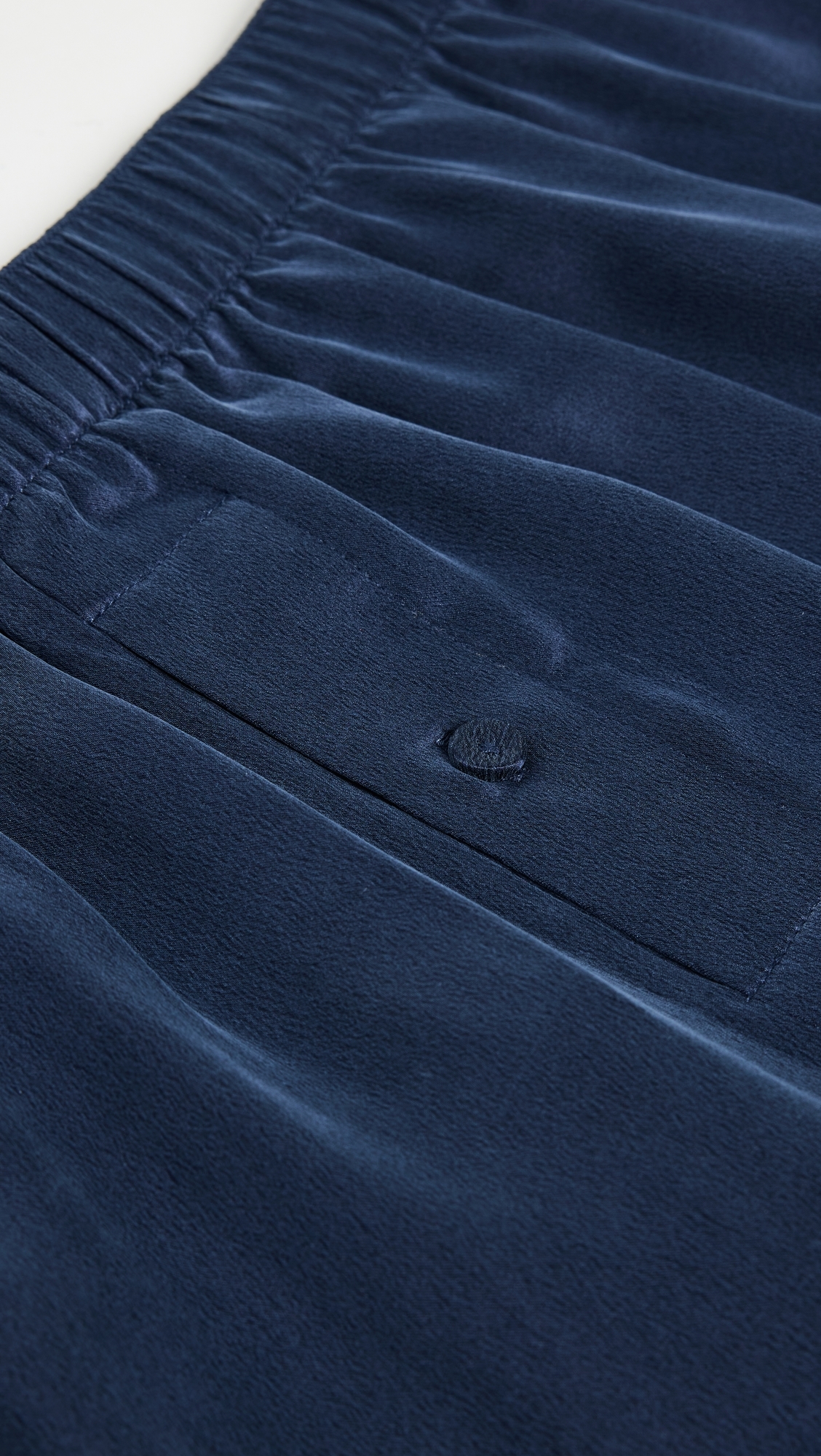 Washable Silk Boxers Deep Blue 