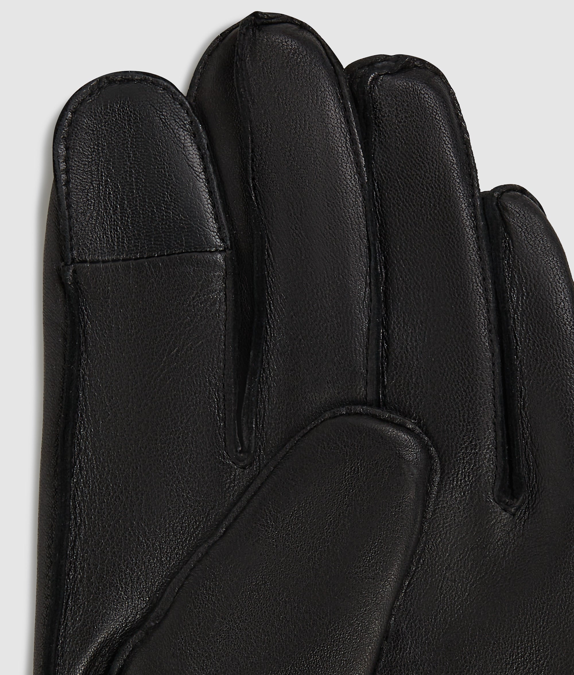 Karl Lagerfeld - Gants En Cuir K/monogram, Homme, Noir