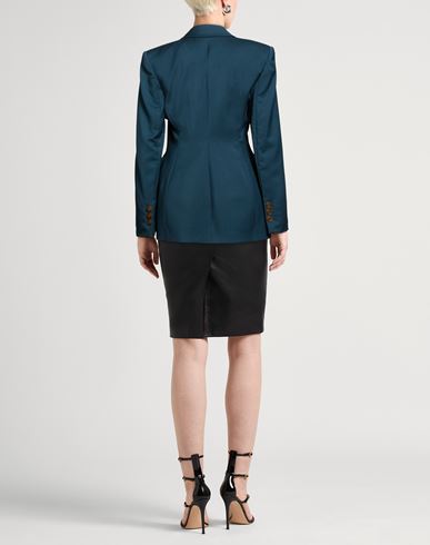 Woman Blazer Deep teal Size 2 Wool