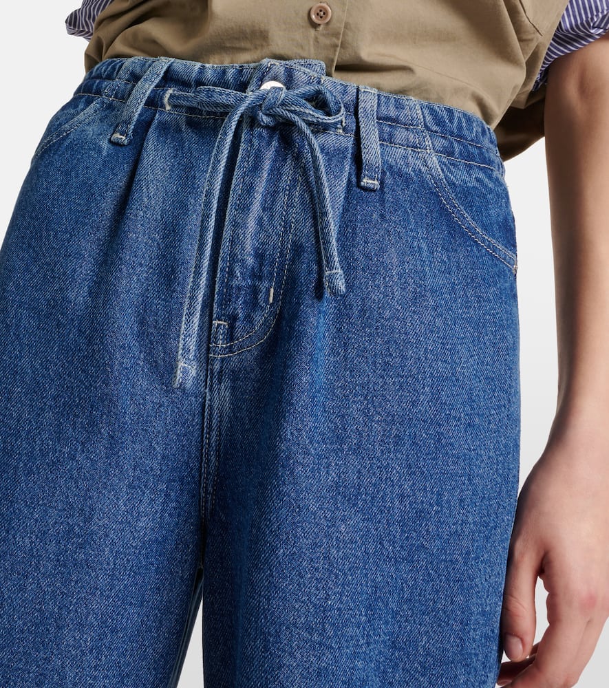 High-rise wide-leg jeans