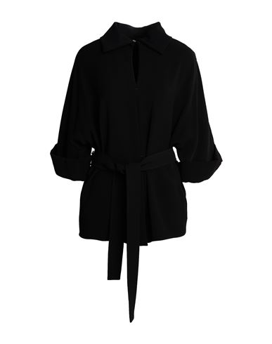 P. a.r. o.s. h. Woman Top Black Size S Polyester, PVC